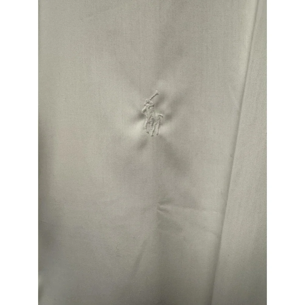 Polo Ralph Lauren Mens Classic Fit 16 1/2 32/33 Core Replen ll White Long Sleeve